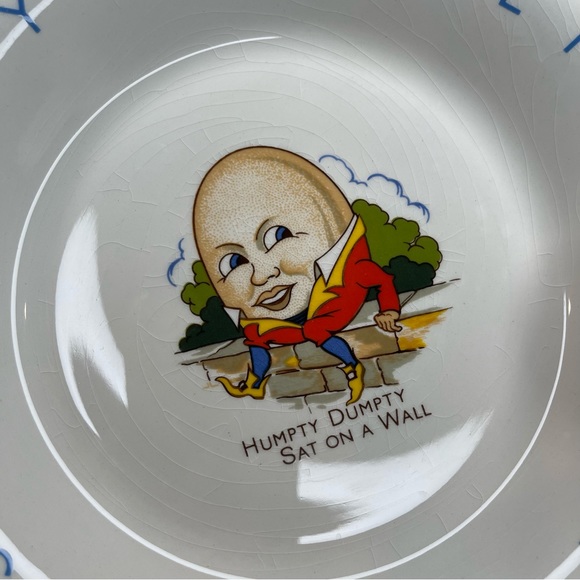 Vintage LORD NELSON POTTERY England CHILD's ALPHABET BOWL AND PLATE - Picture 12 of 16